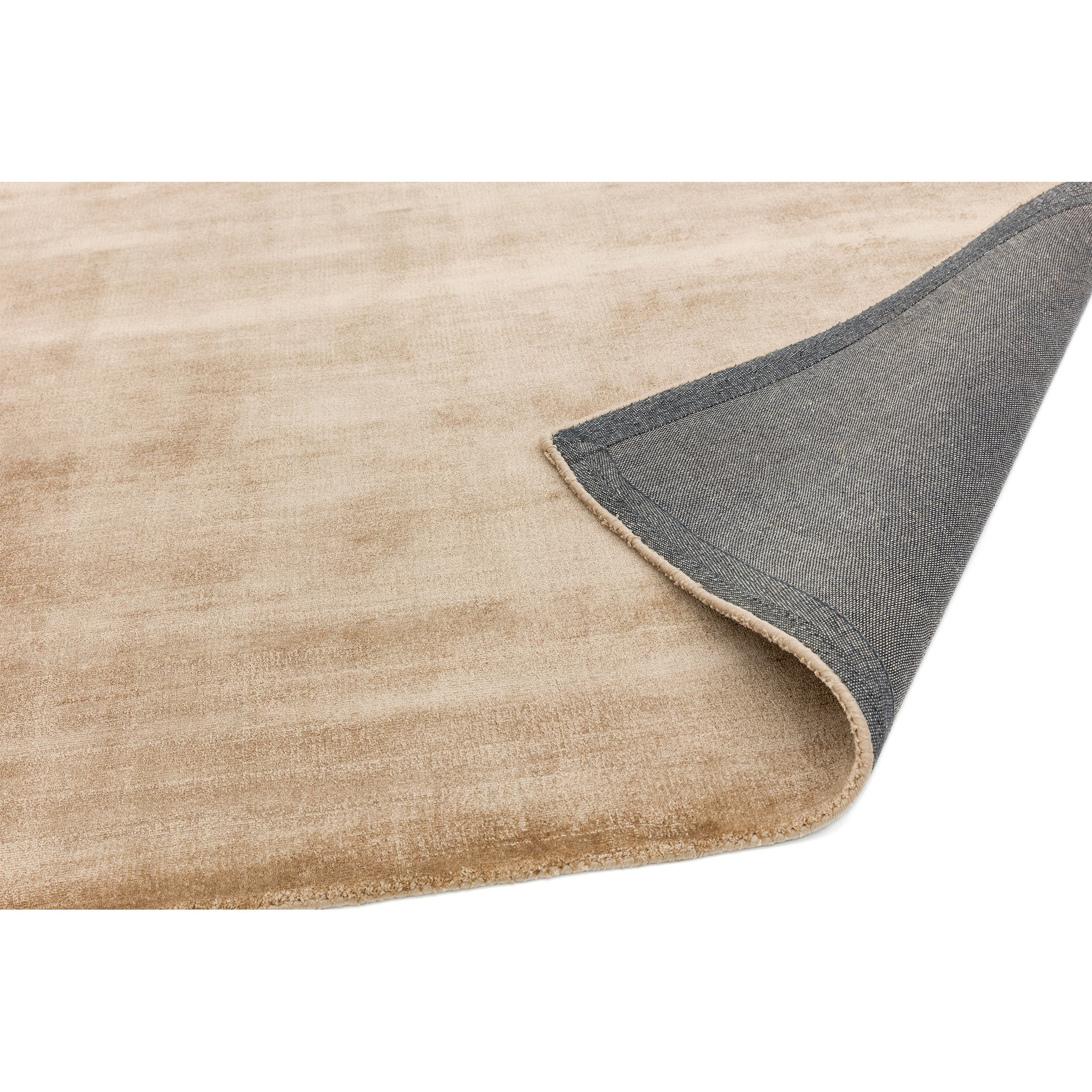 Hand Woven Viscose Rug in Champagne